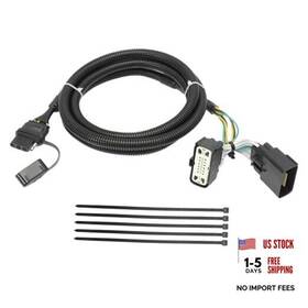Kasturbo 56172 118540 4 Way Trailer Wiring Harness Compatible With 2011-2019 Explorer Flat