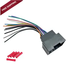 Uscltt-123 Klintotour Radio Wiring Harness Compatible With Chevy 2012-2017/gmc 2010-2017 Black