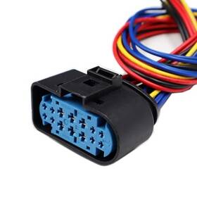 Lizapus 725764242649 14-pin Headlight Connector Pigtail Plug Compatible With Ford Focus 2012-2018