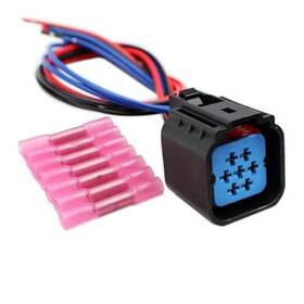 Lizapus Bt4z-13008-jcp 7-pin Headlight Headlamp Connector Pigtail Compatible With 2005-2011 Lincoln