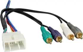 70-8112 Ltd Radio Wiring Harness For Toyota Amp Integration 15 Pin