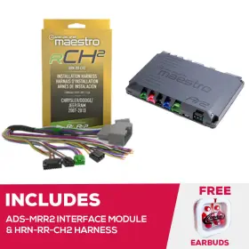 Hrn-rr-ch2-mrr2 Maestro Ads-mrr2 Interface Module And Hrn-rr-ch2 Harness For 2005-10 Chrysler