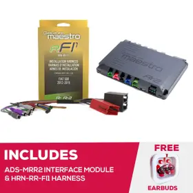 Hrn-rr-fi1-mrr2 Maestro Ads-mrr2 Interface Module And Hrn-rr-fi1 Adapter For 2012-15 Fiat 500