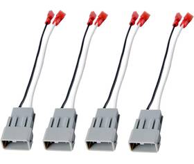 Magic Moto 748691707807 4 Pack 72-7800 Car Speaker Connector Plug Wire Harness Replace With F