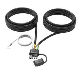 Malictele 7-th-26ft-5w4p 4 Pin 5 Wire Trailer Wiring Harness Kit 26ft 16awg Core With Jacketed