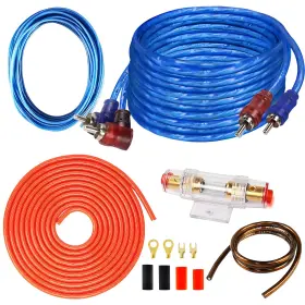 Mywi069 Maywilla 10 Gauge Car Audio Cable Amp Wiring Kit 1500 Watt 2 Channel Rca Stereo Subwoo