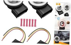 Meiyatec Rethwdczpj1211 2u5z-13411-da Turn Signal Brake Light Socket Harness 2pcs For Ford F150 Lincoln