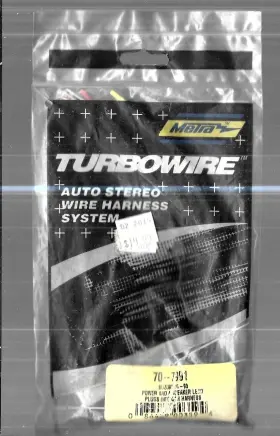 70-7991 Metra Wire Radio Wiring Harness Suzuki 90-98
