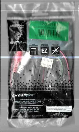 70-8114 Metra Steering Wheel Control Wire Harness For Select Toyota/lexus/scion