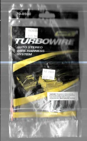 70-8900 Metra Radio Wiring Harness Subaru Loyale Justy Gl &dl