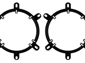 82-8141 Metra 828141 Speaker Adapter Plates For 1996 - 2001 Toyota Camry And Celica New