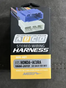 8642938187 Metra Stereo Wiring Harness Fits Honda Acura 1986-2013 New 8642938187 Metra Stereo Wiring Harness Fits Honda Acura 1986-2013 New