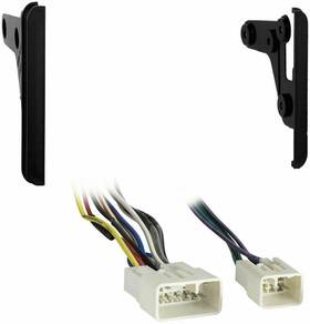 Metra 95-820270-1761 2 Din Car Stereo Radio Dash Trim Kit Combo For Some Subaru Brz Toyota Frs