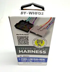 By-whfd2 Metra New - Wiring Harness For 1986-2002 Ford Lincoln And Mercury