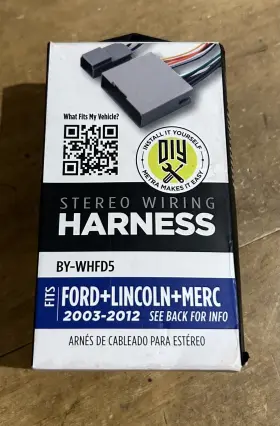 By-whfd5 Metra Speaker Harness Select 2003-2012 Ford Lincoln Mercury Vehicles - Open Box