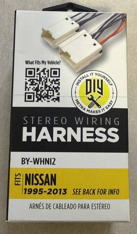 Metra By-whni2 - Speaker Harness For Most 1995-2013 Nissan Vehicles White