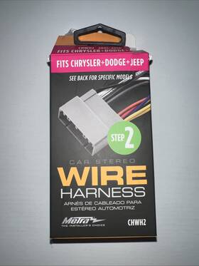 Metra Chwh2 Car Stereo Wiring Harness Adapter Cable
