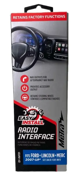 Oy-infd1 Metra Radio Interface Fits Ford Lincoln Mercury New #5008