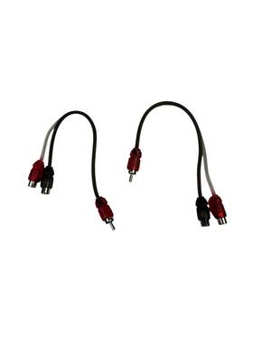 Metra Tc2-y2bb Female Rca Y Adapters Pair Spiral-shielded Audio Splitter