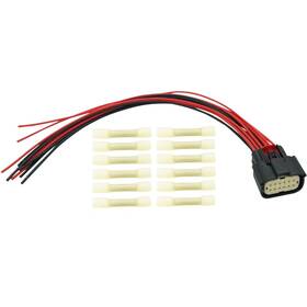 Micarun 711544732440 12 Pin Headlights Halogen Wiring Harness Connector Pigtail Plug Fit For Chevr
