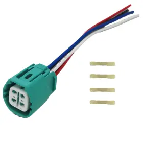 Cq.cbhn58 Micarun 4 Pin Alternator Regulator Repair Wiring Harness Connector Pigtail Plug Fit F