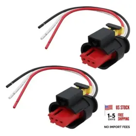 71752816 Micro Traders 2pcs 3-pin Car Ignition Coil Connector Plug Wiring Harness Compatible 71752816 Micro Traders 2pcs 3-pin Car Ignition Coil Connector Plug Wiring Harness Compatible