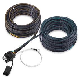 Mictuning Mic-007-016 4 Pin 5 Wire Trailer Light Wiring Harness 50ft For Rewiring Both-side Taillights