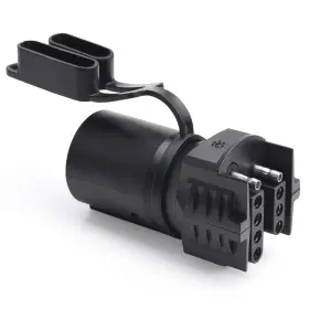 Sf-rac-0204 Mictuning 7 Way Round To 4 Pin And 5 Flat Blade Trailer Rv Boat Plug Adapter Connector Sf-rac-0204 Mictuning 7 Way Round To 4 Pin And 5 Flat Blade Trailer Rv Boat Plug Adapter Connector