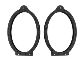 Sak06769 Mjm Car Speaker Adapters Rear Deck Adapter Spacer Rings Fits 2010-2015 Chevy Chevrolet Camaro