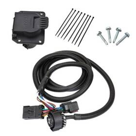 Mocar7 6039-005 7-foot 7-pin Truck Bed Trailer Wiring Plug Harness Extension For Fifth-wheel