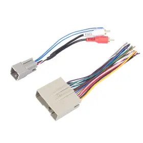 Fmoto2212130329 Motoforti 2004-2007 Ford Focus Car Stereo Cd Wiring Harness 2 Rca Connector