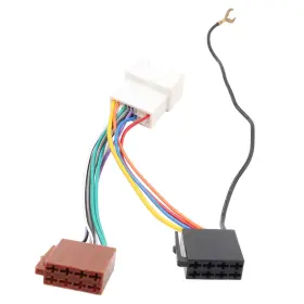 Motohij 636432379195 Iso Wiring Harness Wire Loom Connector Adaptor For Citroen Mitsubishi Peugeot