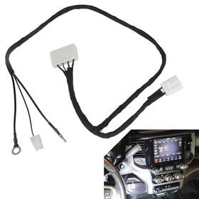 Motoqueen Zh1834muh1 Radio Conversion Harness 2013-2018 Ram 8.4 4 Speed Fan Hvac To 7