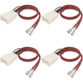 Naponal 72-5602-9-f 4 Pcs Speaker Wire Harness Adapter Connector Cable For Ford Mazda Audio