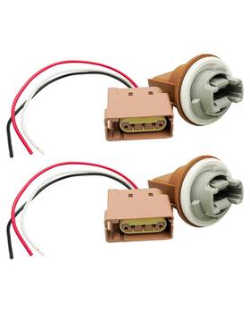 Naviclass 445004571591 2 Pcs Turn Signal Socket And Pigtail Connector Compatible With Ford Lincoln