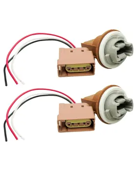 Naviclass 445004571591 2 Pcs Turn Signal Socket And Pigtail Connector Compatible With Ford Lincoln