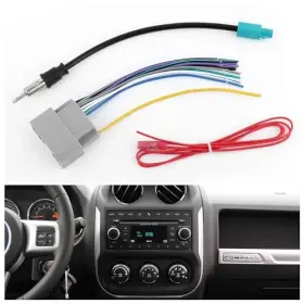 Shu-2709 Nhhc Car Radio Wiring Harness Kit Stereo With Antenna Adapter And Butt