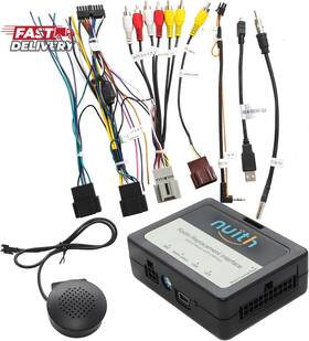 Nuith 313111587569 Radio Replacement Interface Retaining Steering Wheel Control For Chevy 07