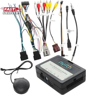 Nuith 313111587569 Radio Replacement Interface Retaining Steering Wheel Control For Chevy 07