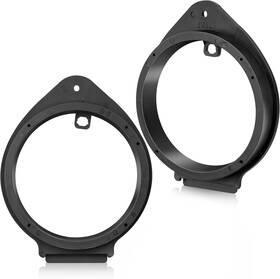 Nuith 6926585401282 Aftermarket Front And Rear Door Speaker Adapter Spacer Ring For Gm Black