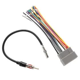 Nu01-2026 Nuith Cj001 70-6502 Car Radio Wiring Harness With Antenna Adapter Connector Fits For 2002-20