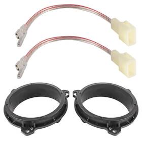 Nuith Sa1006 Door Speakers Adapter With Speaker Wiring Harness Fit For Select 1998-2