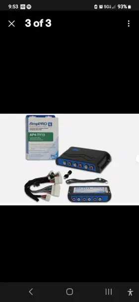 Pac 266112469130 Amp Integration Not Tacoma With Jbl Premium System
