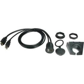 Pac 609098817134 Hdmi-usb-cbl 3ft Hdmi And Usb Extension Cable With Cover Mounting Bracket