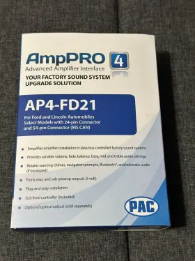 Aph-fd01 Pac Ap4-fd21 Integration Interface With Speaker Harness And Toslink Out