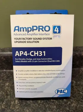Ap4-ch31 Pac Ap4ch31 New Amppro Aftermarket Amplifier Interface To Select 2011 Chrysler