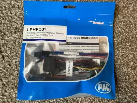 Lphfd31 Pac Locpro Advanced T-harness For Select 2018-22 Non-amplified Ford New Lphfd31 Pac Locpro Advanced T-harness For Select 2018-22 Non-amplified Ford New