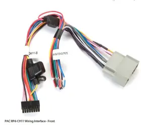 Rp4-chy11-a Pac Dodge Caravan Wiring Harness