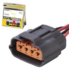 Parsuppro Dis1137 4-wire/pin Distributor Connector Repair Plug Pigtail Wiring Harness For Mazda