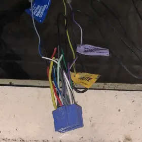 Crw1327-a Pioneer Car Audio Wire Harness Blue Connector Labeled Wires